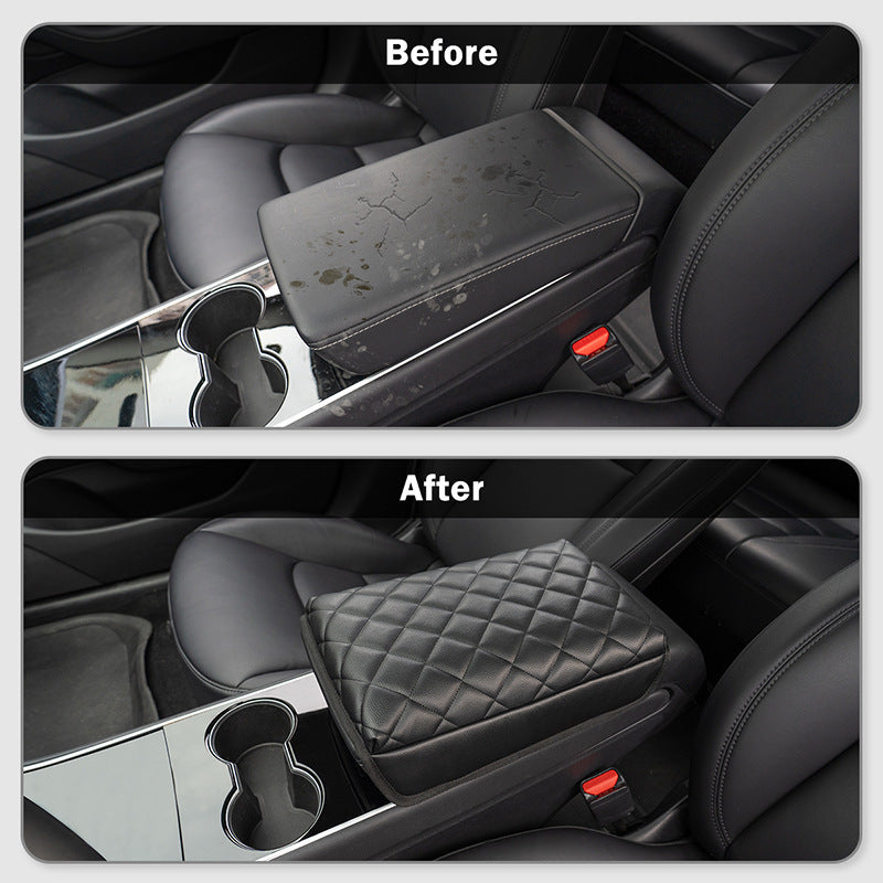 Car Armrest Box Cover Cushion Modification Accessories