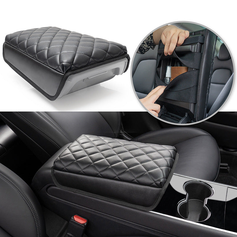 Car Armrest Box Cover Cushion Modification Accessories